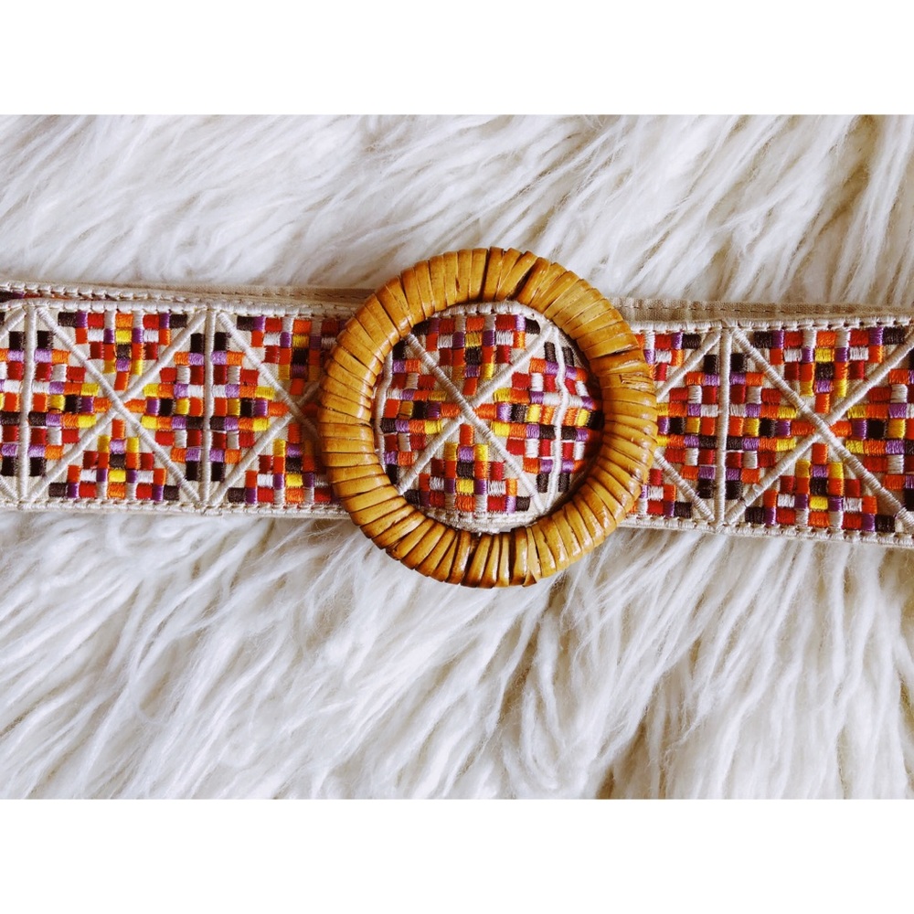 Vintage Embroidered Belt